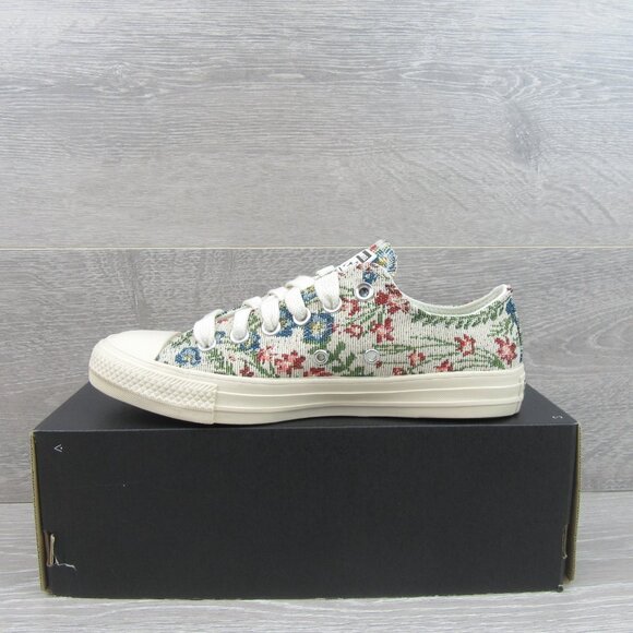 Converse CTAS OX Low Floral Tapestry Women's Size 8.5 Shoes NEW - Picture 3 of 12